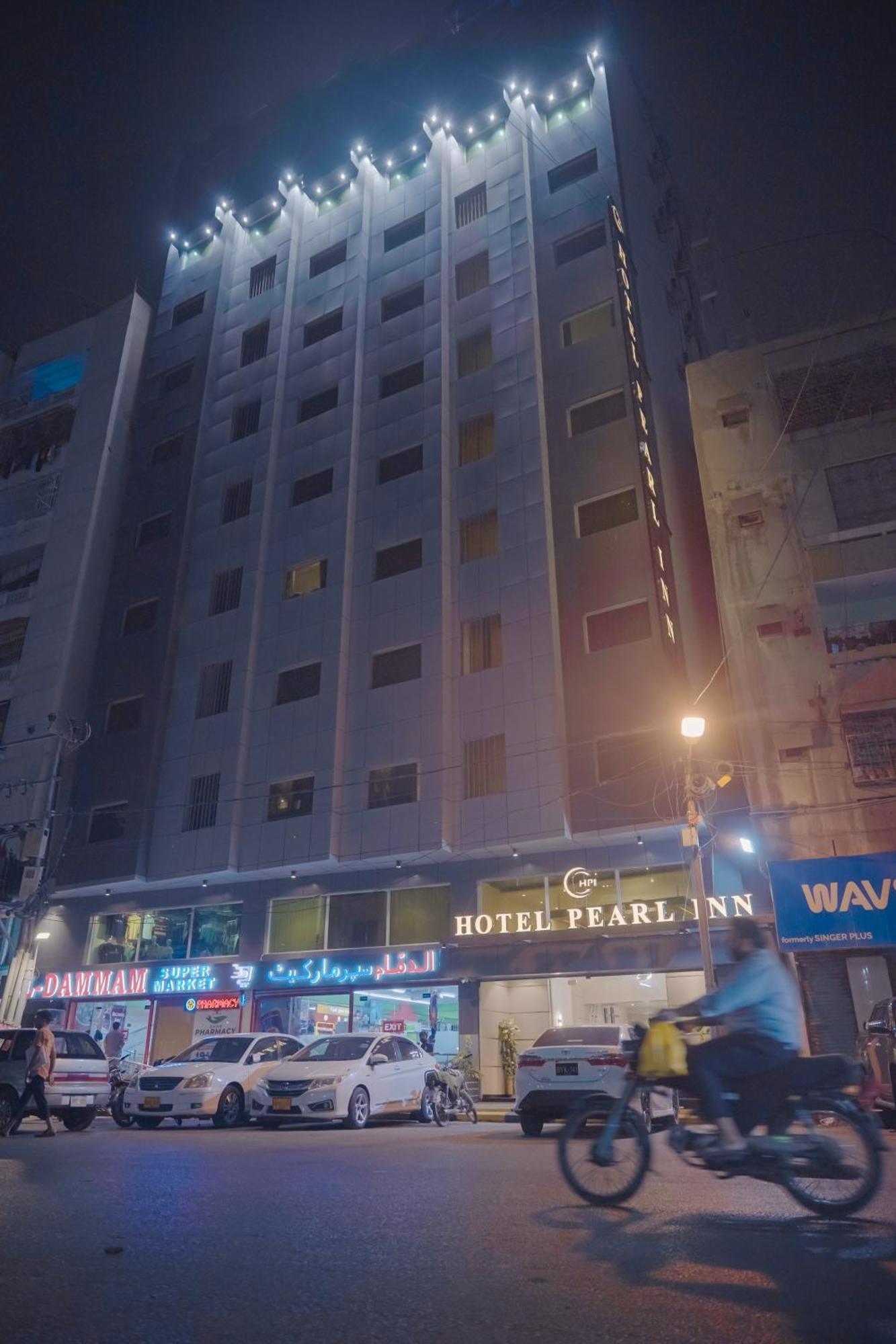 Hotel Pearl Inn Karachi Exteriör bild